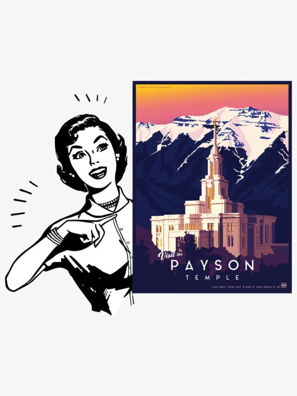 Payson Utah Temple Poster