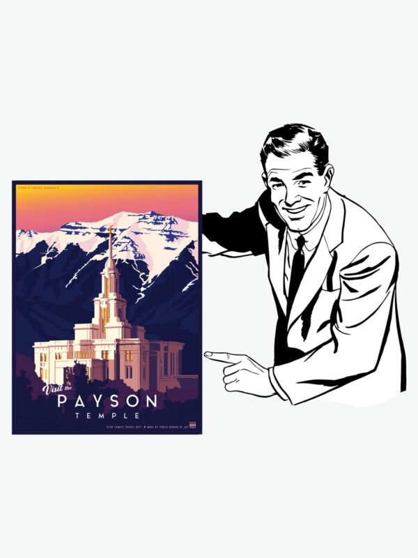 Payson Utah Temple Poster