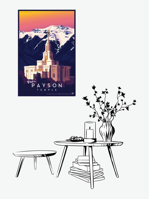 Payson Utah Temple Poster