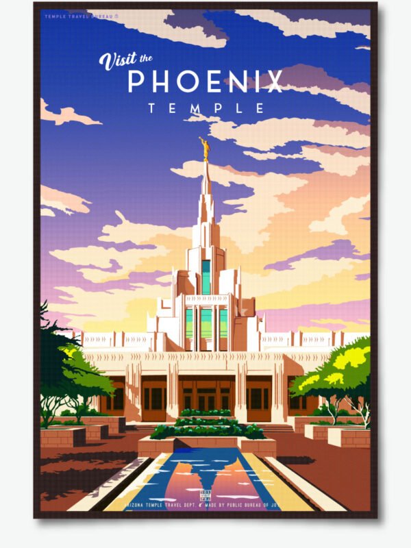 Phoenix Arizona Temple Poster Print 23