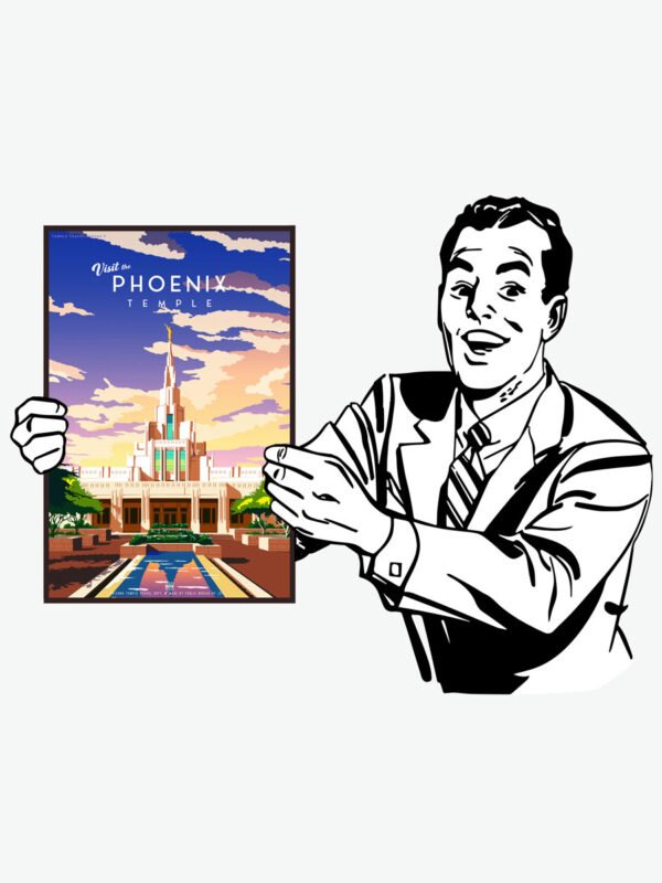 Phoenix Arizona Temple Poster