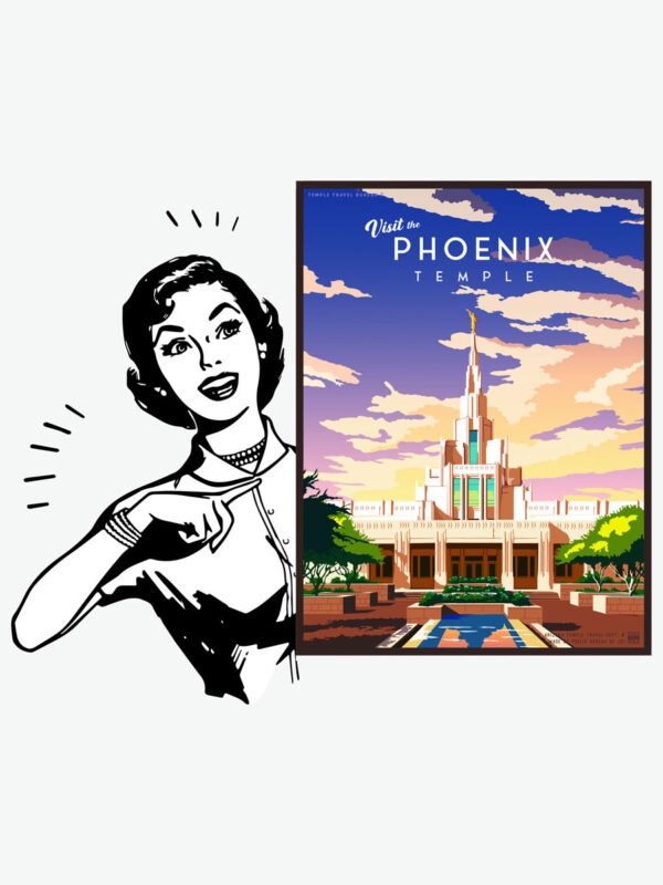 Phoenix Arizona Temple Poster