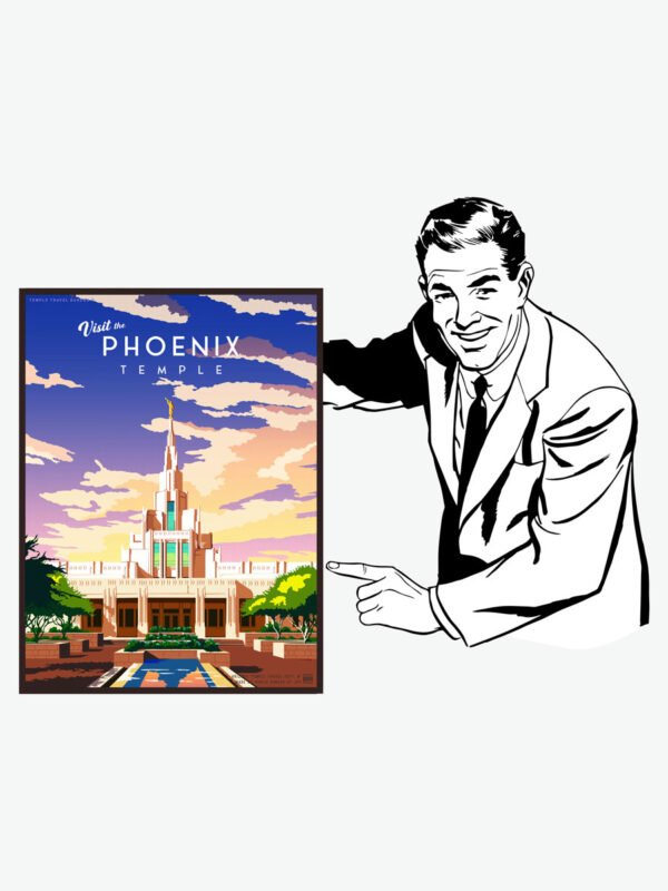 Phoenix Arizona Temple Poster