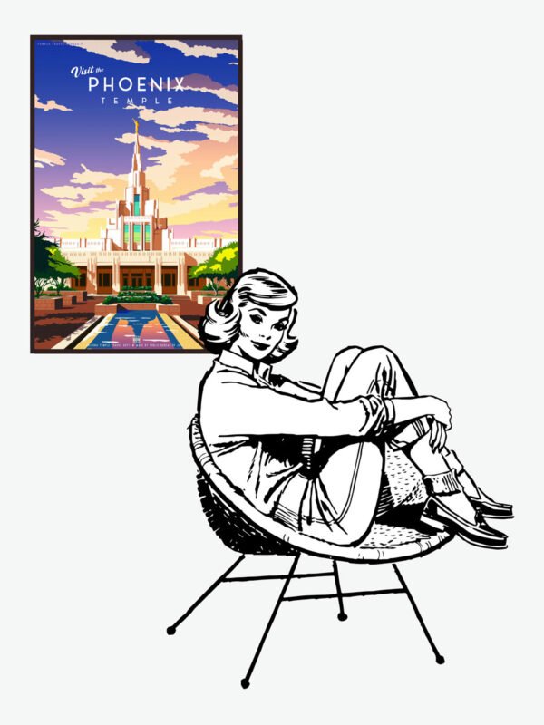 Phoenix Arizona Temple Poster