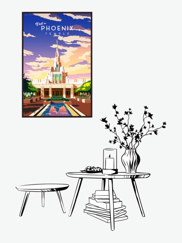 Phoenix Arizona Temple Poster