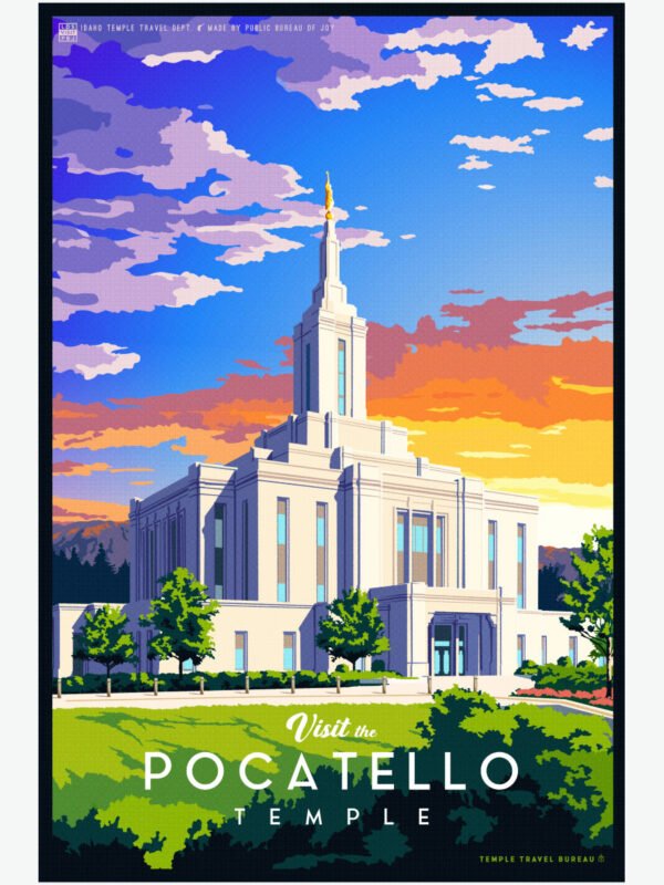 Pocatello Idaho Temple Poster 23