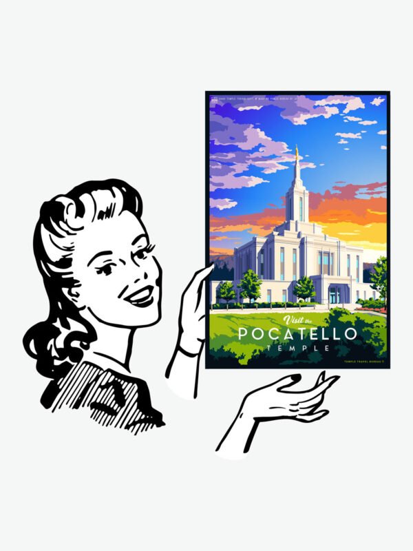 Pocatello Idaho Temple Poster