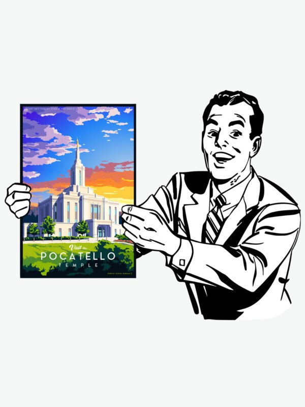 Pocatello Idaho Temple Poster