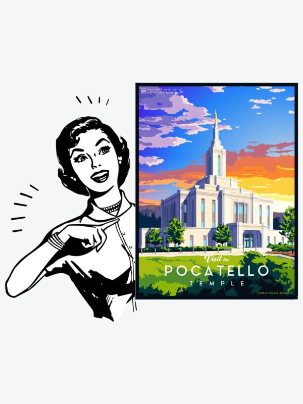 Pocatello Idaho Temple Poster