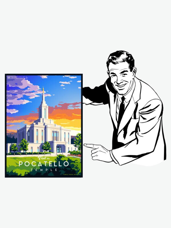 Pocatello Idaho Temple Poster