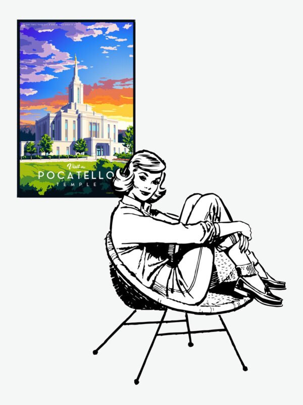 Pocatello Idaho Temple Poster