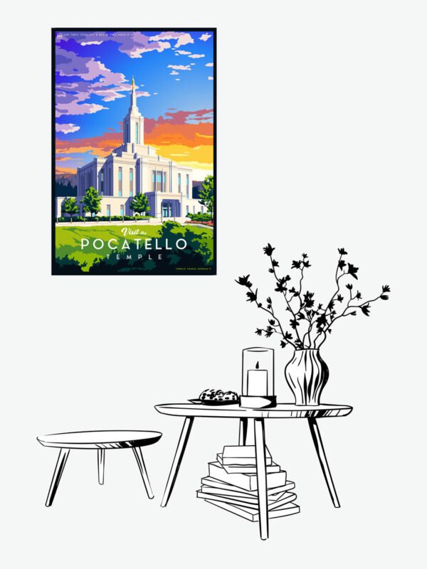 Pocatello Idaho Temple Poster