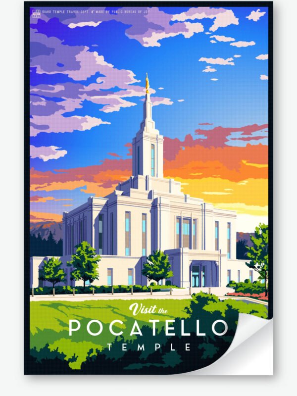 Pocatello Idaho Temple Wall Decal 23