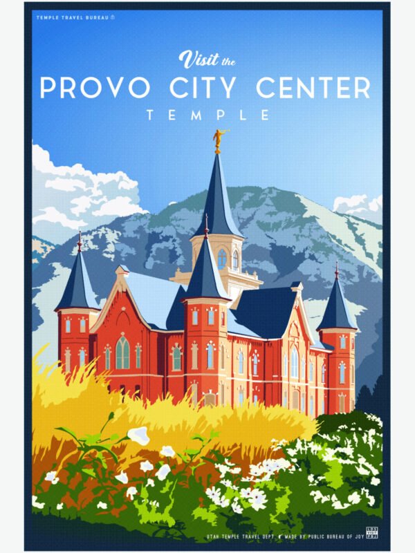 Provo City Center Utah Temple Poster 23