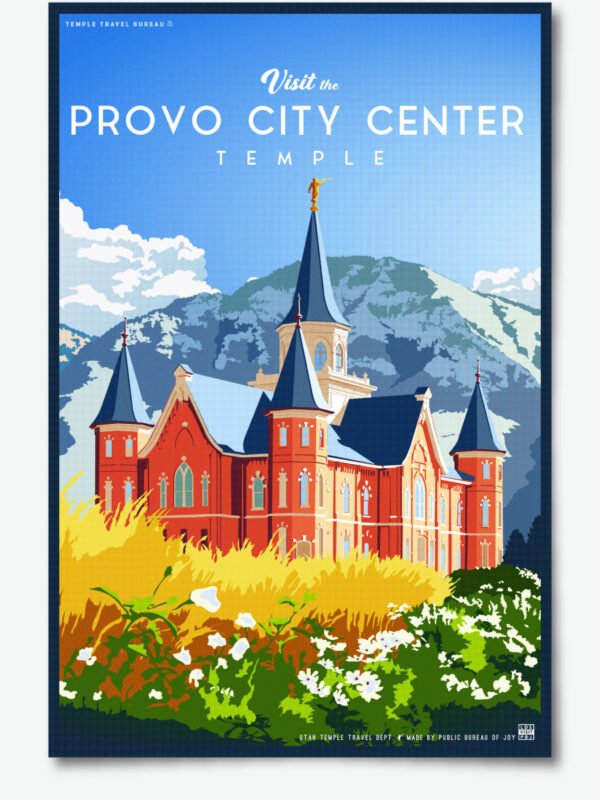 Provo City Center Utah Temple Poster Print 23