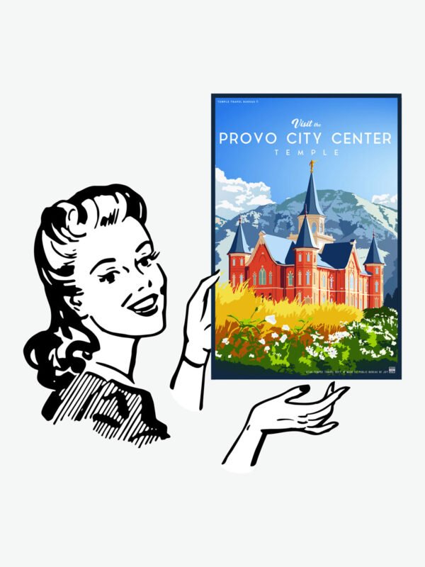 Provo City Center Utah Temple Poster