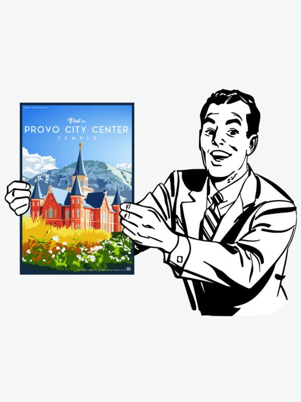 Provo City Center Utah Temple Poster