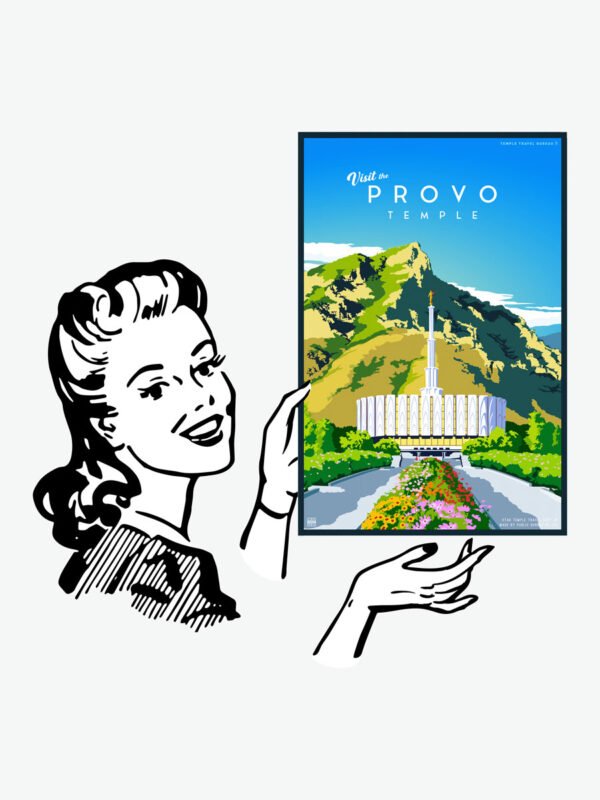 Provo Utah Temple Poster