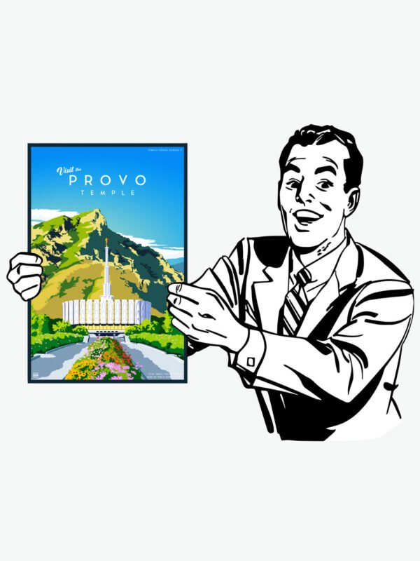 Provo Utah Temple Poster