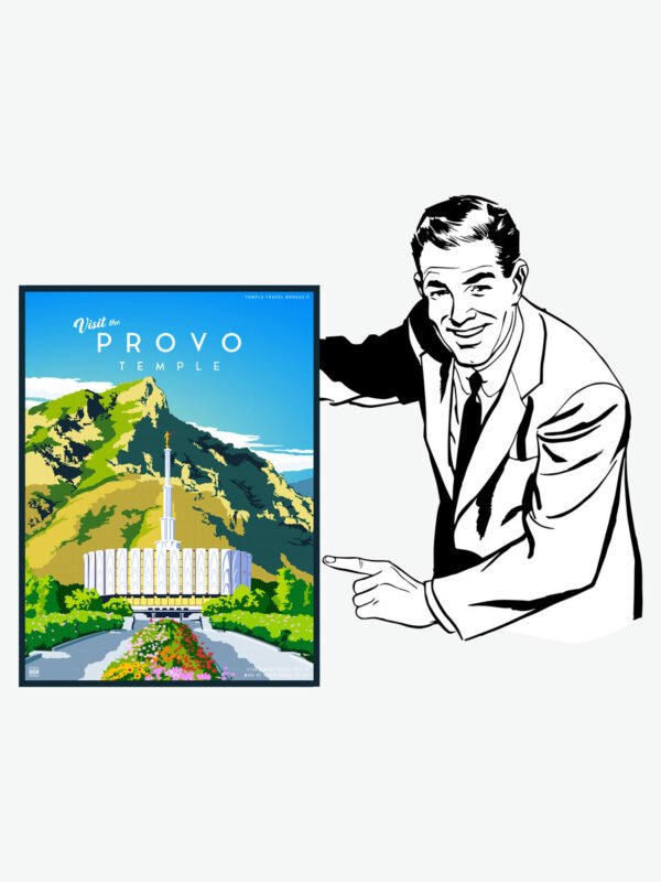 provo utah temple poster
