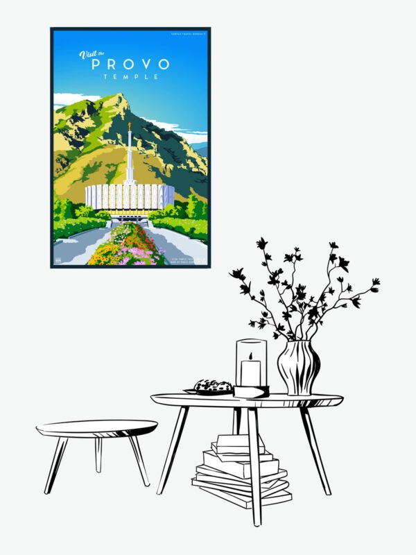 Provo Utah Temple Poster