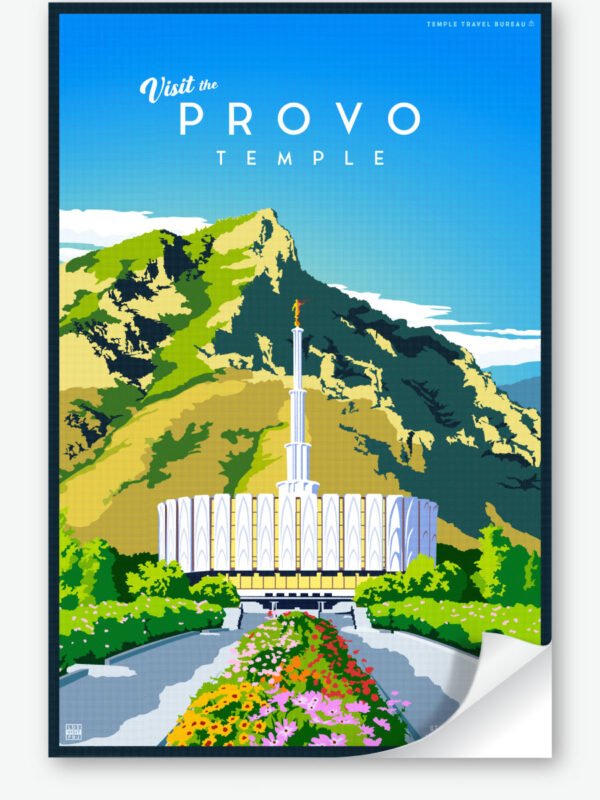 Provo Utah Temple Wall Decal 23