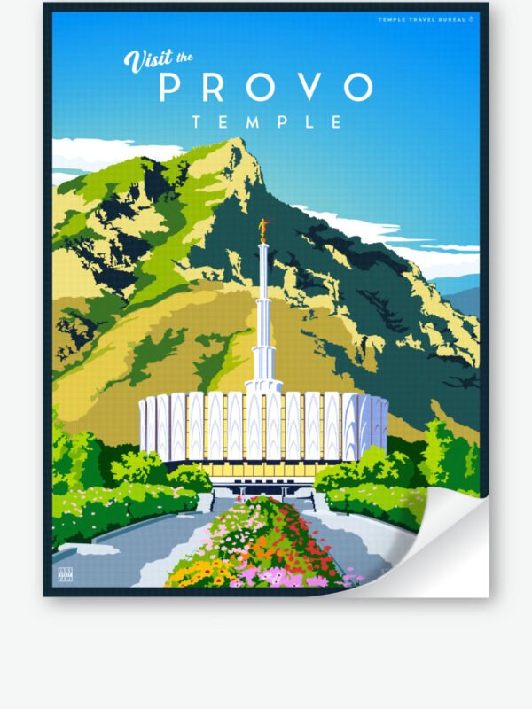 provo utah temple wall decal 34