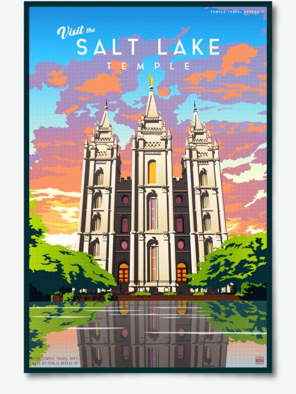 Salt Lake Utah Temple 1 Poster Print 23