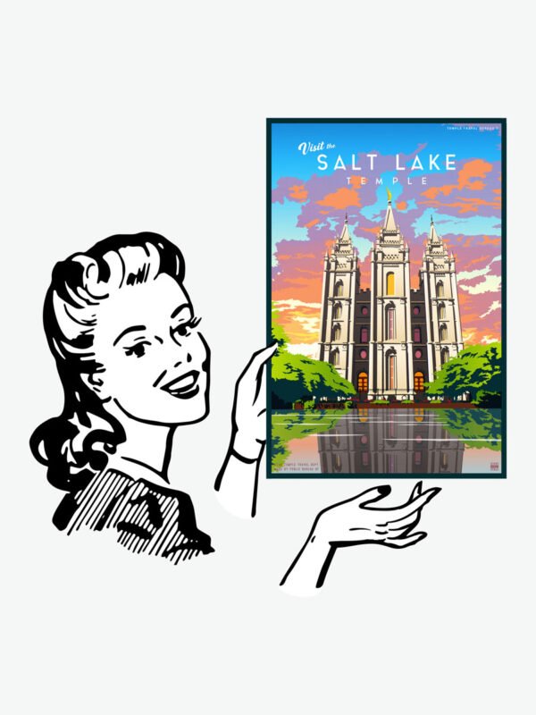 Salt Lake Utah Temple 1 Poster