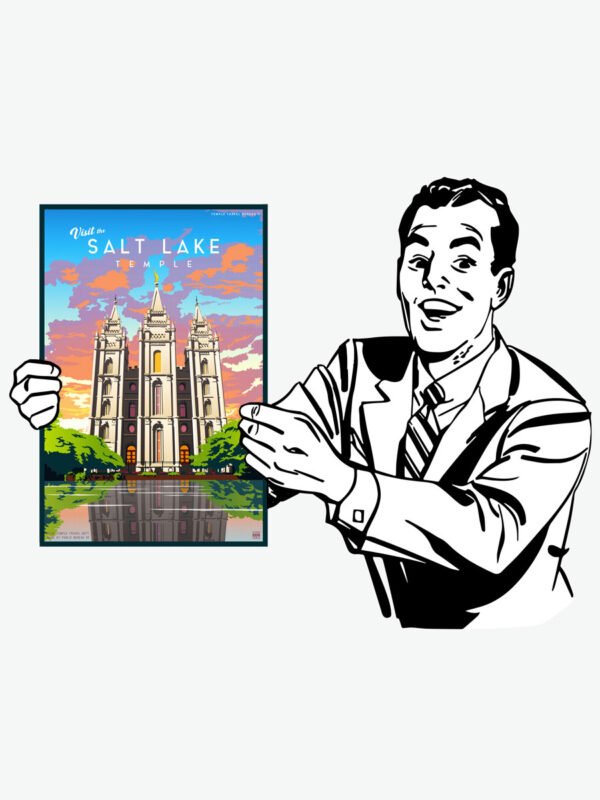 Salt Lake Utah Temple 1 Poster