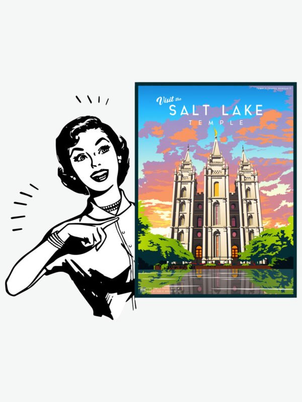 Salt Lake Utah Temple 1 Poster