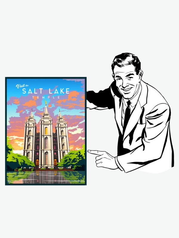 Salt Lake Utah Temple 1 Poster