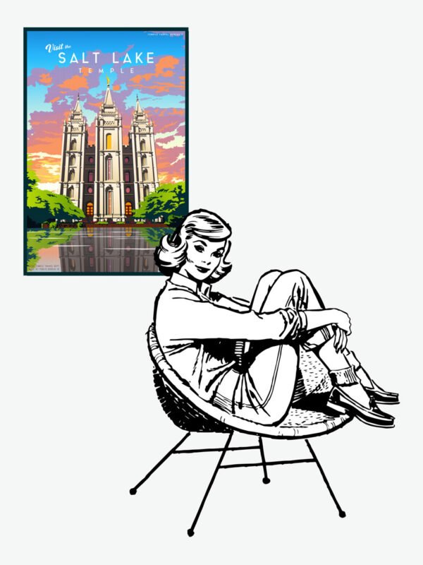 Salt Lake Utah Temple 1 Poster