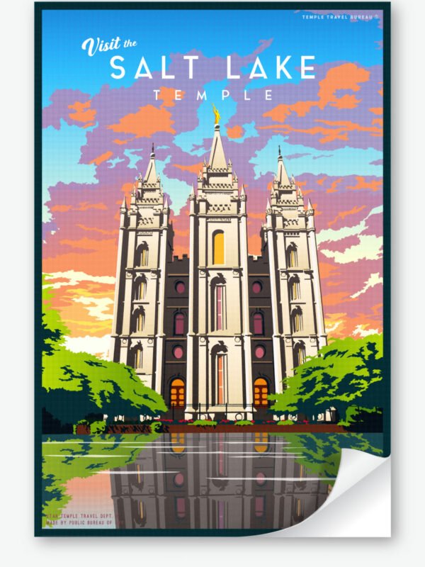 Salt Lake Utah Temple 1 Wall Decal 23