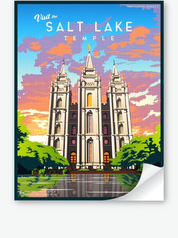 Salt Lake Utah Temple 1 Wall Decal 34