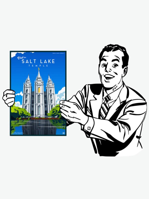 Salt Lake Utah Temple 2 Poster