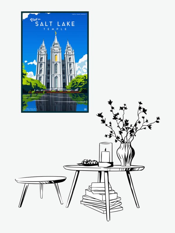 Salt Lake Utah Temple 2 Poster