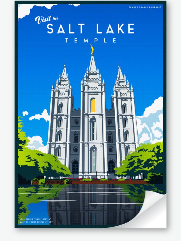 Salt Lake Utah Temple 2 Wall Decal 23