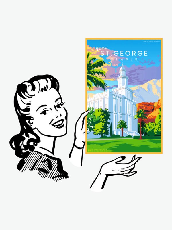 Stgeorge Utah Temple Poster