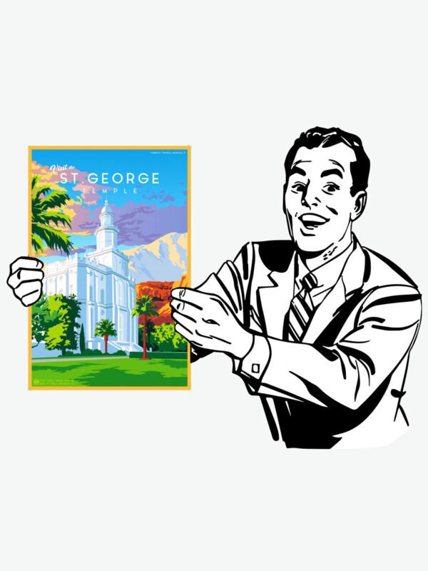 Stgeorge Utah Temple Poster