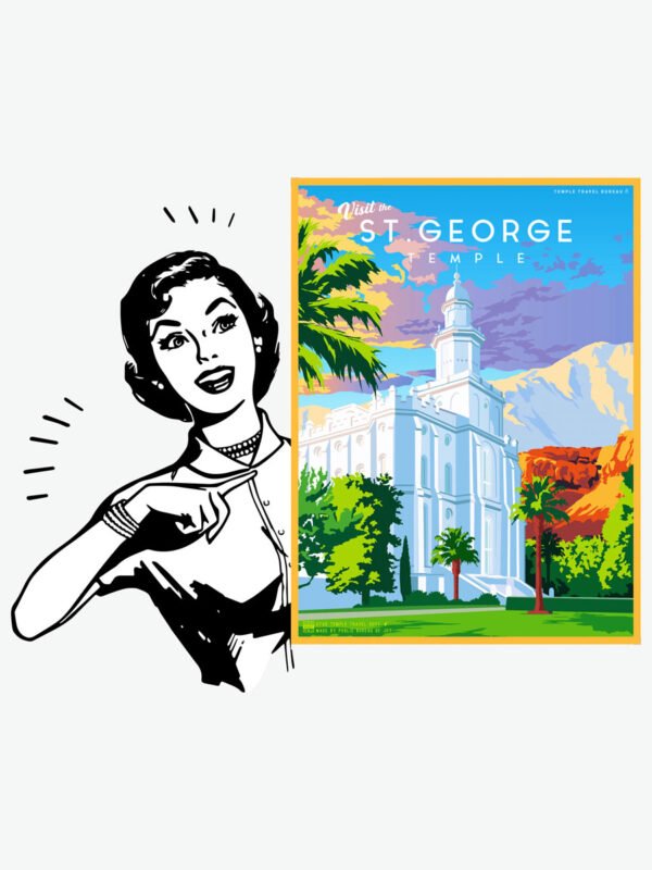 Stgeorge Utah Temple Poster