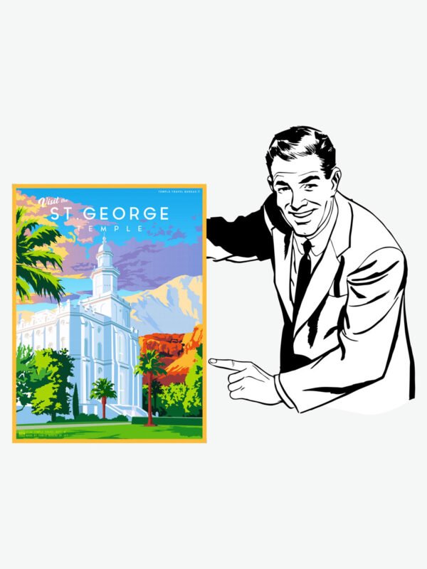 Stgeorge Utah Temple Poster