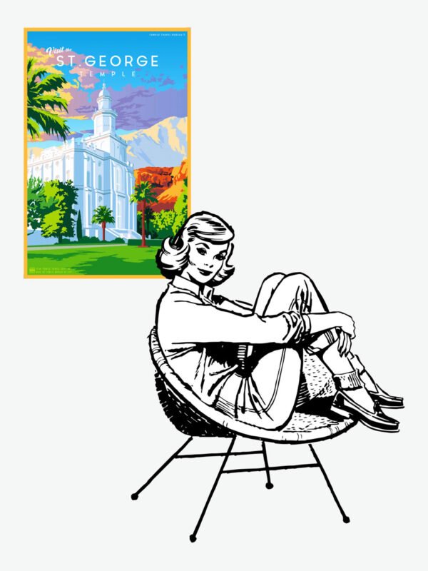 Stgeorge Utah Temple Poster