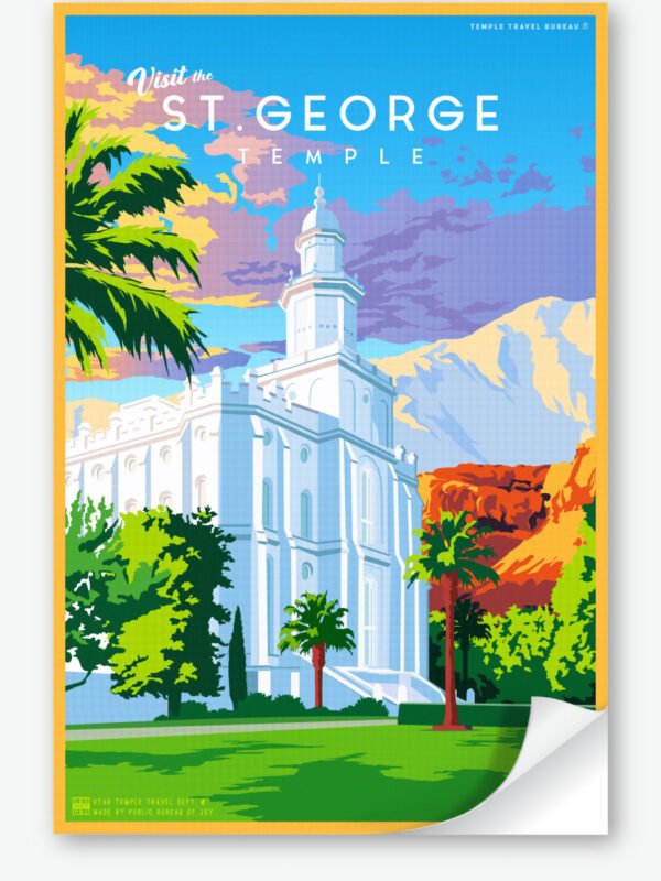 Stgeorge Utah Temple Wall Decal 23