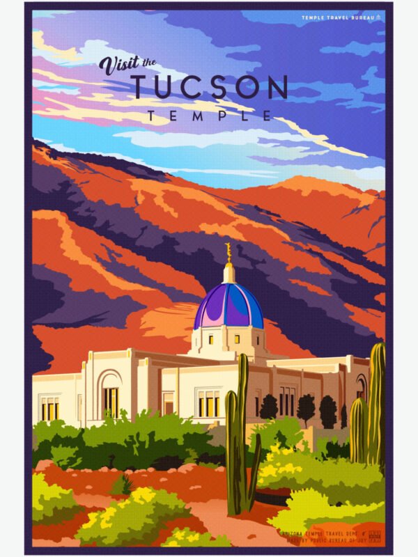 Tucson Arizona Temple Poster 23