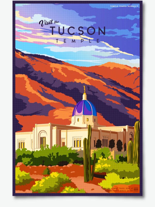 Tucson Arizona Temple Poster Print 23