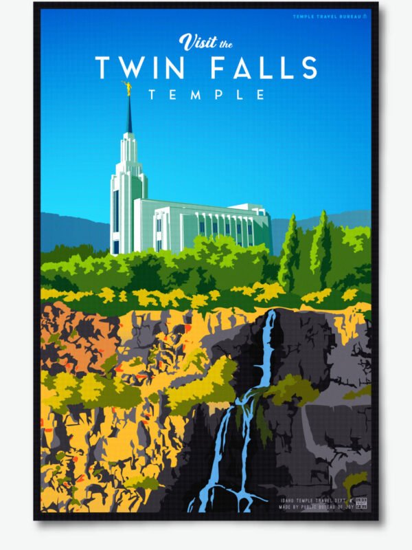 Twin Falls Idaho Temple Poster Print 23