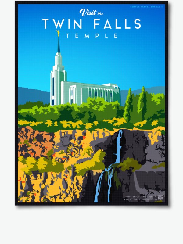 Twin Falls Idaho Temple Poster Print 34