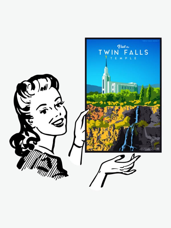 Twin Falls Idaho Temple Poster