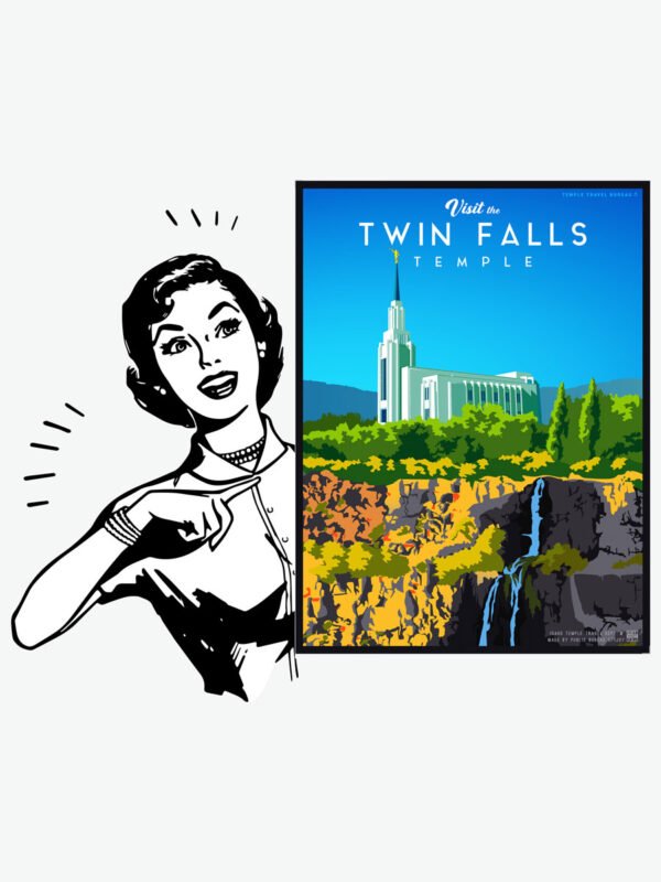 Twin Falls Idaho Temple Poster